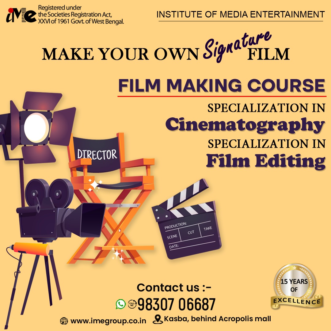 Institute of Media Entertainment a Institutes of Acting,Film Making